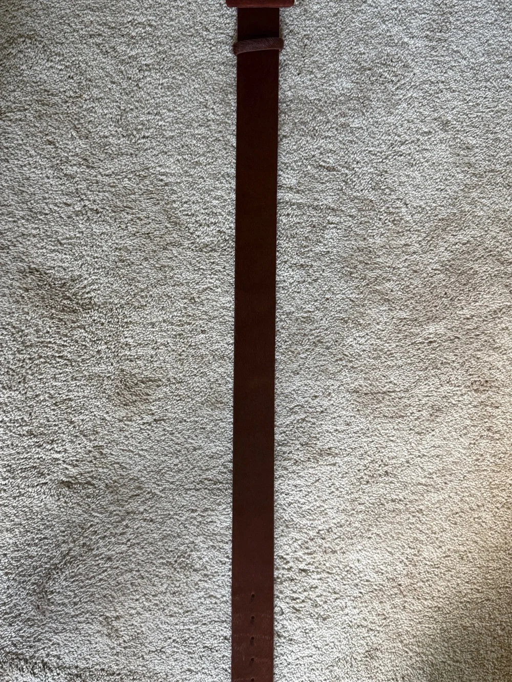 W. Kleinberg Brown Leather Waist Belt